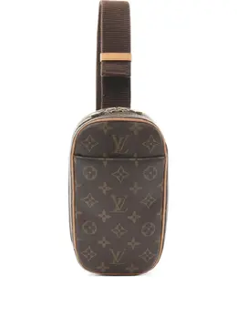 Louis Vuitton Pre-Owned: Коричневая поясная сумка 