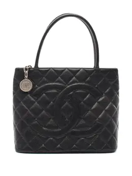 CHANEL Pre-Owned: Чёрная сумка 