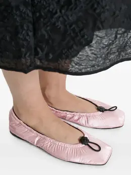 Cecilie Bahnsen: Светлые балетки 