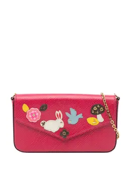 Louis Vuitton Pre-Owned: Розовая сумка через плечо 