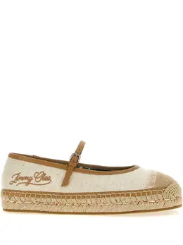 Jimmy Choo: Бежевые мокасины 
