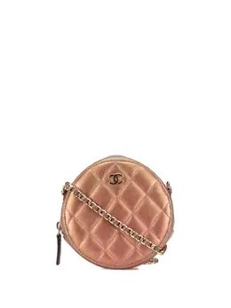 CHANEL Pre-Owned: Фиолетовый клатч 
