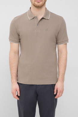 Corneliani: Бежевое поло 