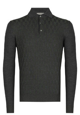 Corneliani: Серое поло 