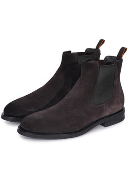 Santoni: Серые ботинки 
