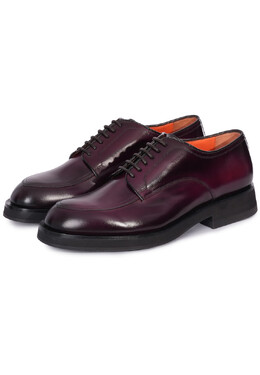 Santoni: Оранжевые туфли 