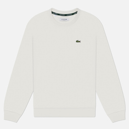 Lacoste: Белая толстовка 