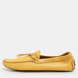Tod's: Жёлтые туфли  City Gommino