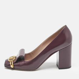 Valentino: Фиолетовые туфли  VLogo