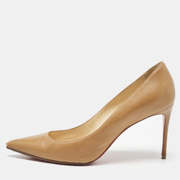 Christian Louboutin: Бежевые туфли  Pigalle