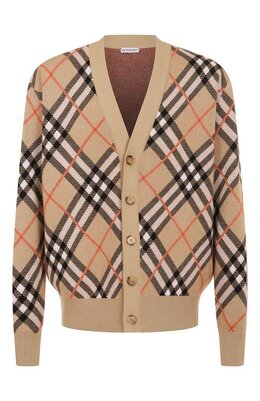 Burberry: Кардиган из шерсти 