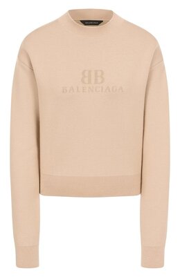 Balenciaga: Свитер из шерсти 
