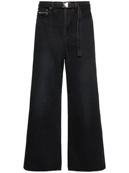 SACAI: Джинсовые джинсы 
