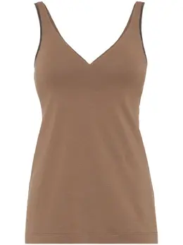 Brunello Cucinelli: Коричневый топ 