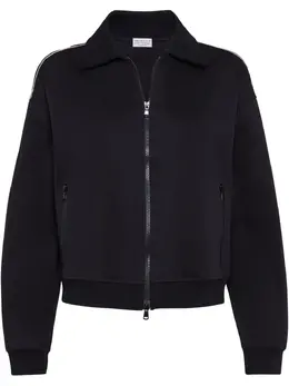 Brunello Cucinelli: Чёрная куртка  Monili