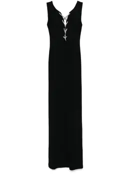 Givenchy: Кружевное платье 