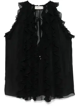 Blumarine: Чёрная блуза 