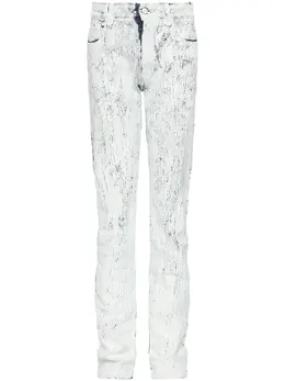 MM6 Maison Margiela: Белые джинсы 