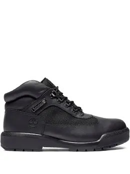 Timberland: Чёрные ботинки 