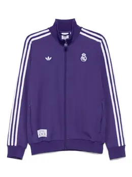 adidas: Фиолетовая куртка  Madrid