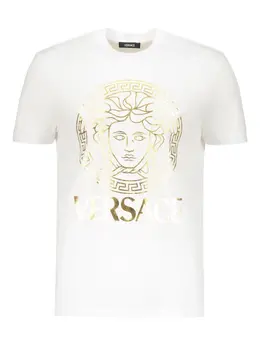 Versace: Хлопковая футболка 