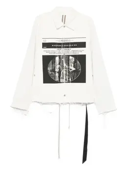 Rick Owens DRKSHDW: Светлая куртка 