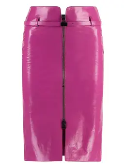 TOM FORD: Кожаная юбка 