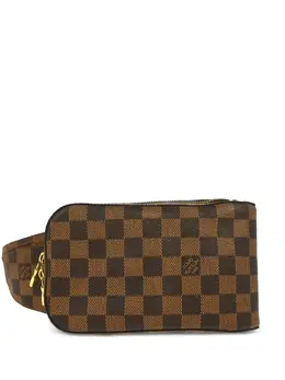 Louis Vuitton Pre-Owned: Коричневая поясная сумка 