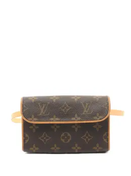 Louis Vuitton Pre-Owned: Коричневая поясная сумка 