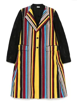 Comme des Garçons Homme Plus: Пальто в полоску 