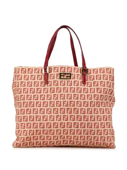 Fendi Pre-Owned: Коричневая сумка-шоппер 