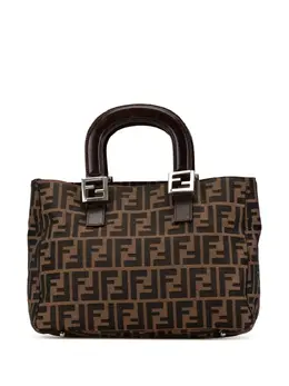 Fendi Pre-Owned: Коричневая сумка-шоппер 