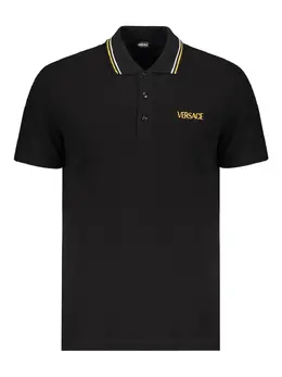 Versace: Хлопковое поло 