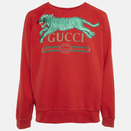 Gucci: Красный свитер 