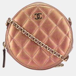 Chanel: Фиолетовый клатч 