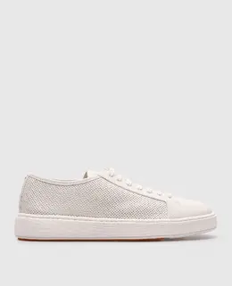Santoni: Білі кросівки 