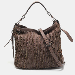 Burberry: Фиолетовая сумка 