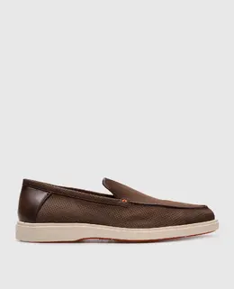 Santoni: Коричневі туфлі 