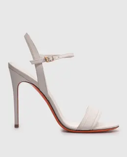 Santoni: Білі босоніжки 