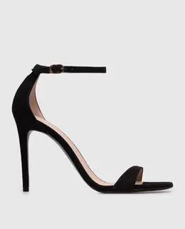 Stuart Weitzman: Чёрные босоножки  Nudist