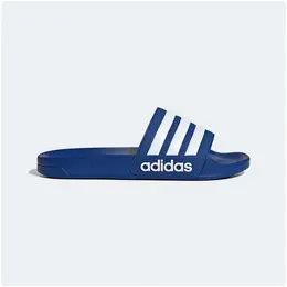 adidas: Синие шлёпанцы  Adilette