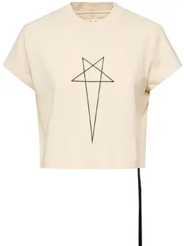 RICK OWENS DRKSHDW: Бавовняні футболки  Level
