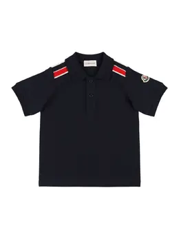MONCLER: Хлопковое поло 