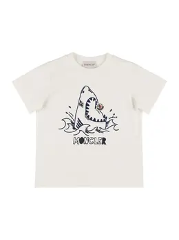 MONCLER: Хлопковая футболка 