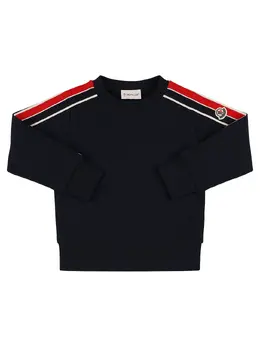 MONCLER: Бавовняні світшоти 