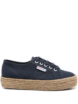 Superga: Синие кроссовки 