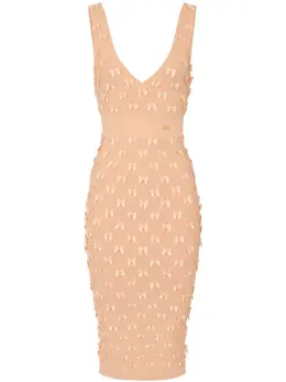 Elisabetta Franchi: Платье с бантом 