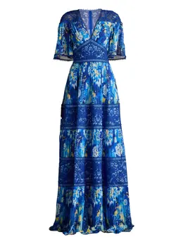 Tadashi Shoji: Голубое платье 