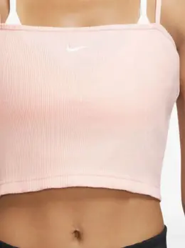 Nike: Топ  Essential кроп-топ