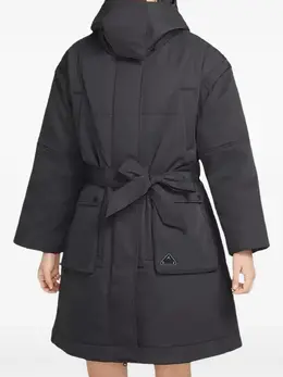 Nike: Чёрный пуховик  Jordan Essentials